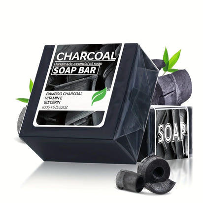 Beard & Face Soap (2-Pack) — Charcoal + Vitamin E | Essence&Form