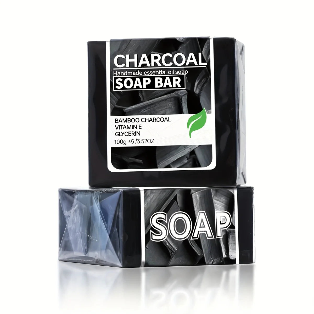 Beard & Face Soap (2-Pack) — Charcoal + Vitamin E | Essence&Form